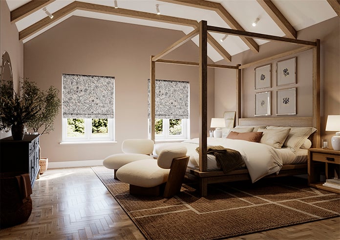 Ted Baker Velvet Vietnam, Linen Grey - Twist&Fit Roman Blind - Image 7